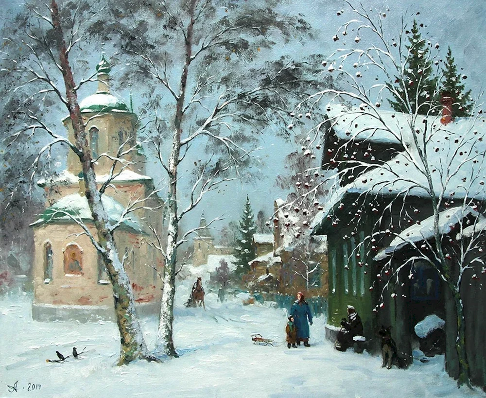 Künstler Alexander Alexandrovsky Winter
