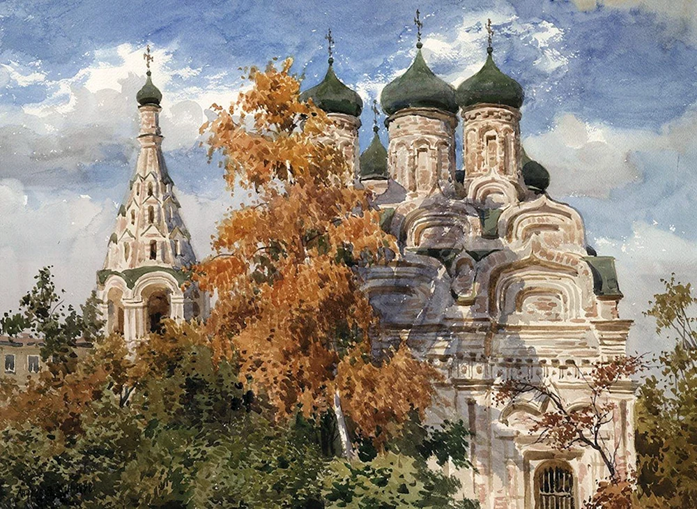 Künstler Sergei Nikolaevich Andriyaka Gemälde
