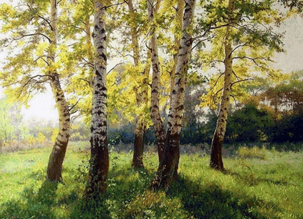 Künstler Gennady Kirichenko Maler der Landschaft Gemälde des Sommers