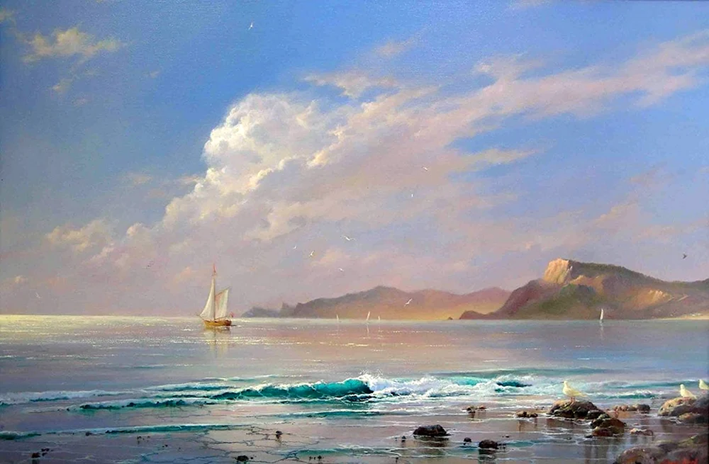 Marinekünstler George Dmitriev