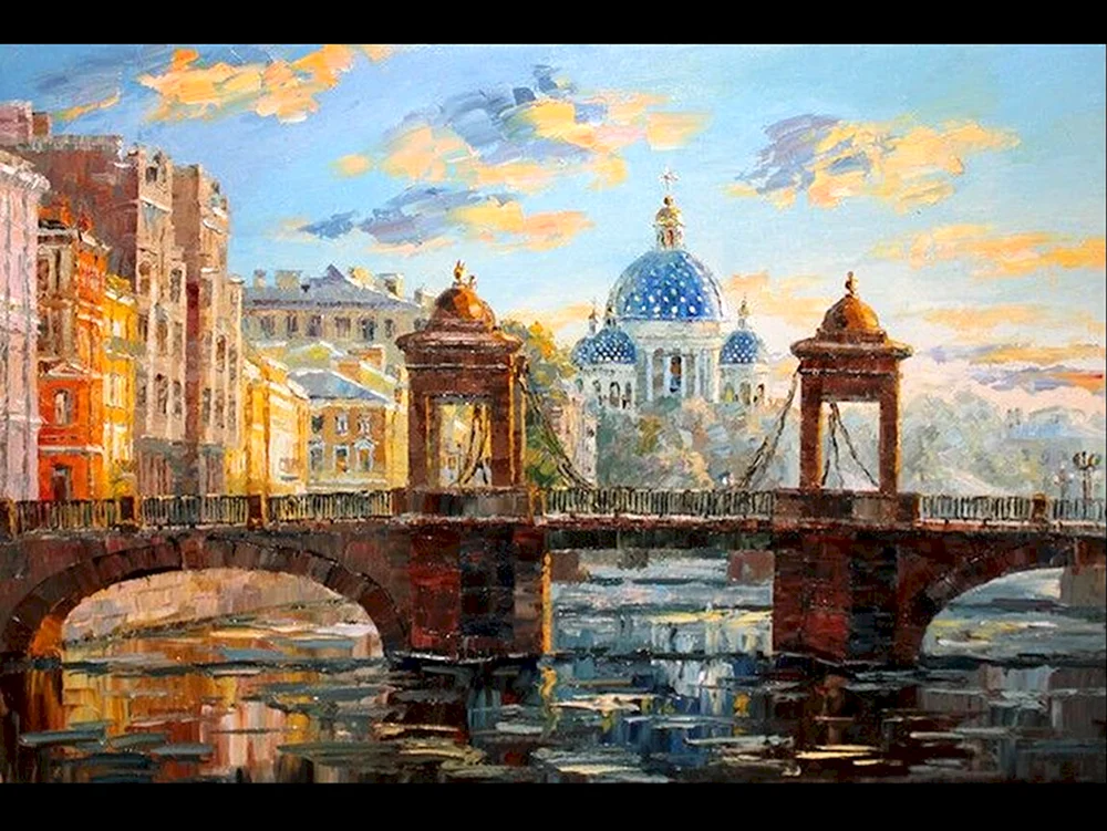 Künstler Naydenov Landschaften von St. Petersburg