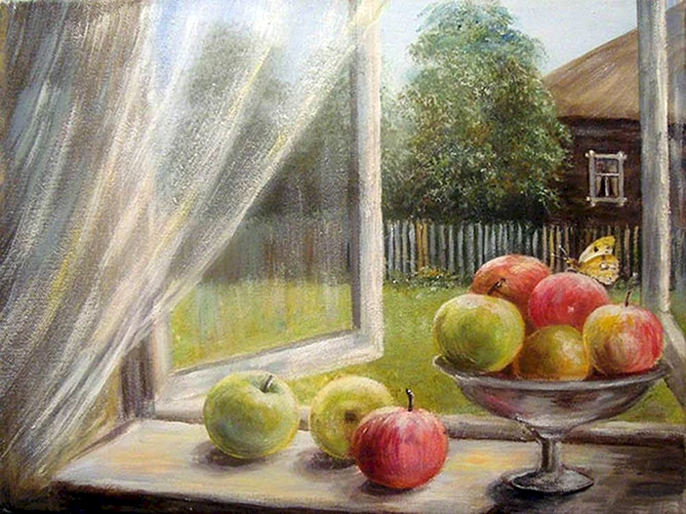 Künstler Olga Okhrimets Veranda
