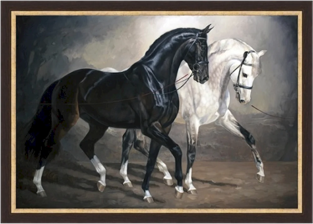 Künstler Peter Smith Araber Pferde