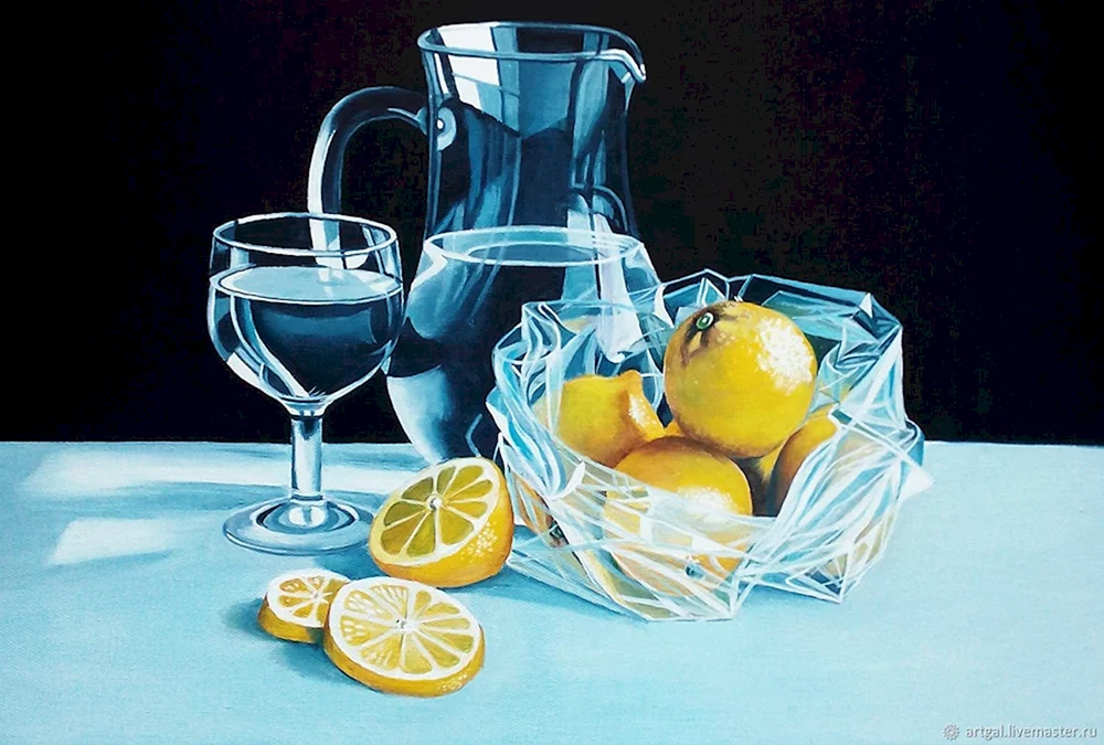Stilleben aus Glas