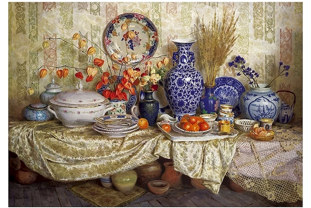 Künstler Sergei Andriyaka Aquarell