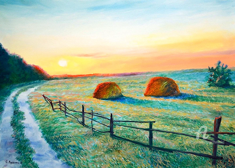 Landschaft zeichnen