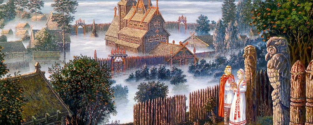 Künstler Uglanov Tempel der Göttin Lada