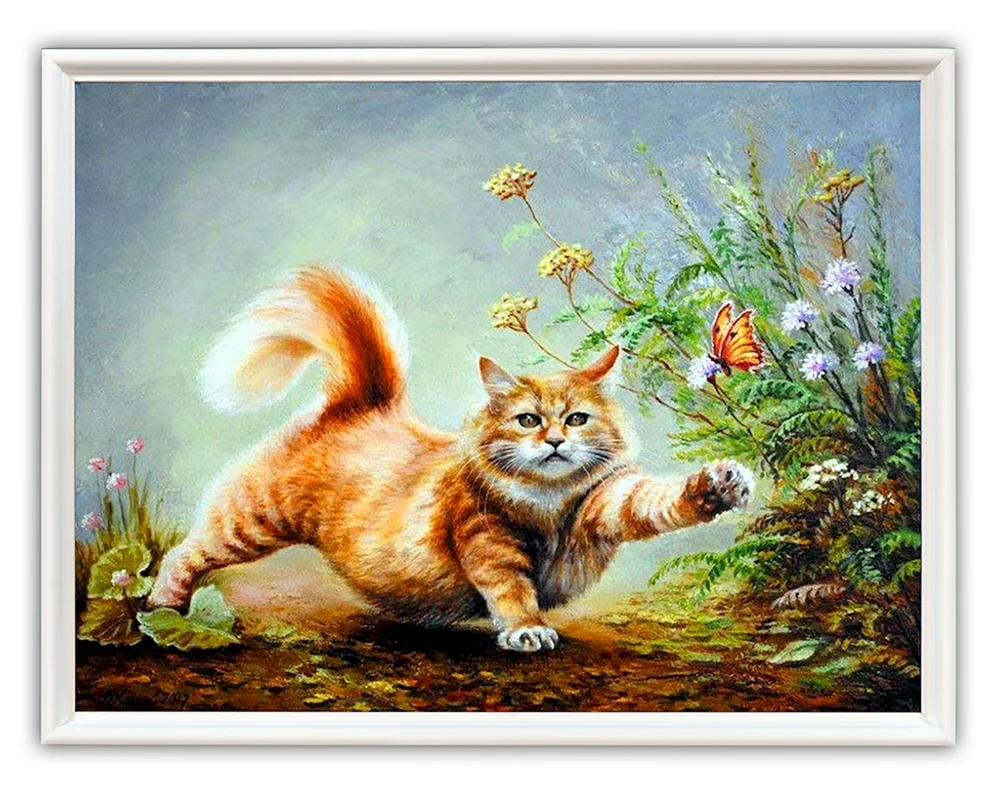 Künstler Victor Hamster Katzen