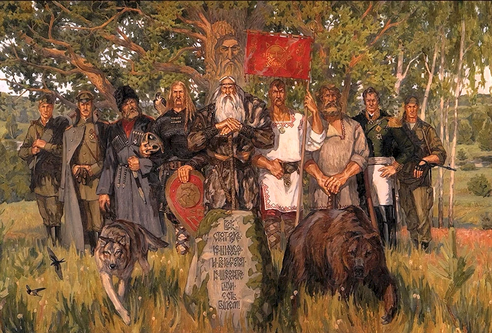 Künstler- Slawischer Künstler Maxim Kuleshov.