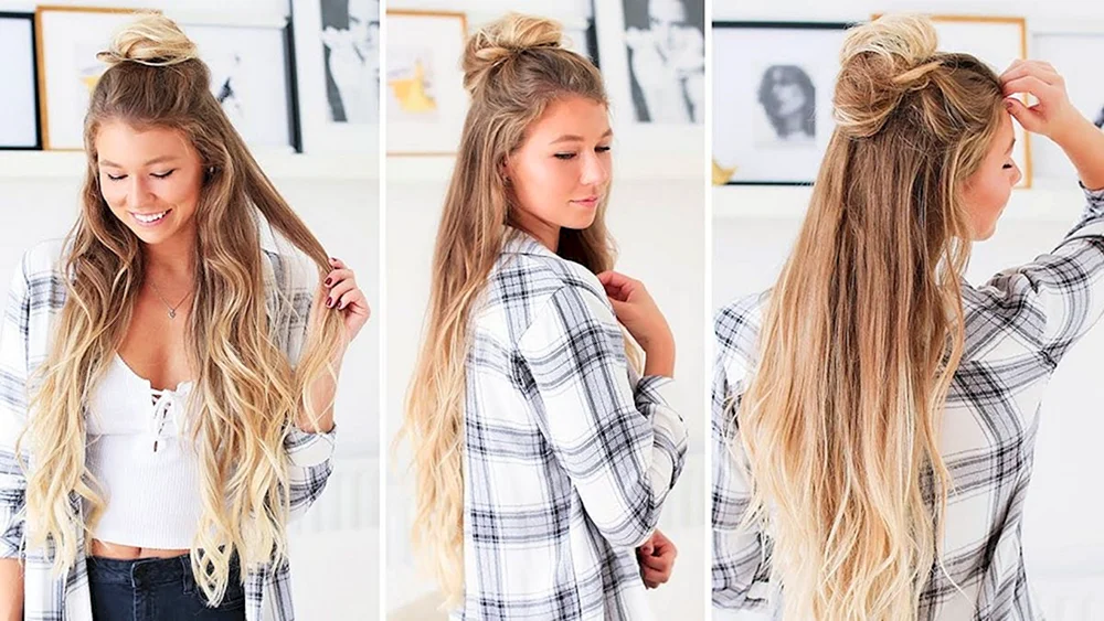 Malvinka Frisur mit langem Haar