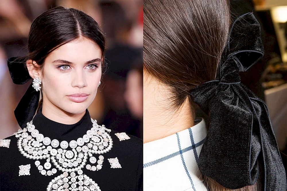 Kendall Jenner glatter Dutt