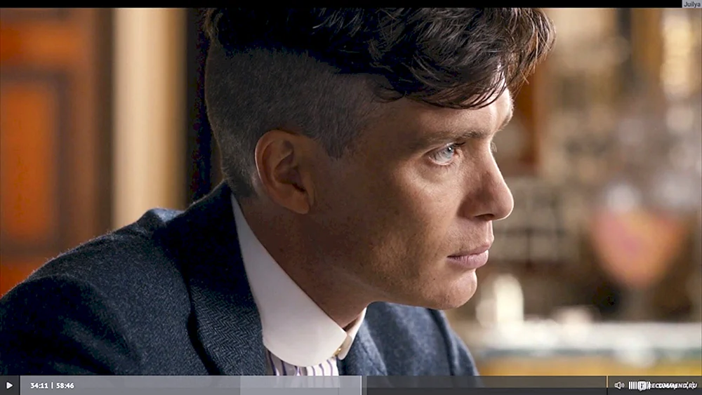 Scharfe VisiereThomas Shelby Haarschnitt
