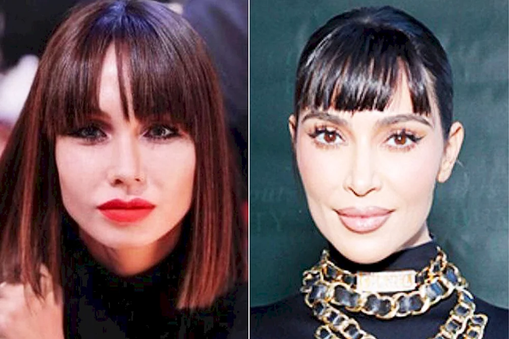 Kim Kardashian mit Fransen 2023