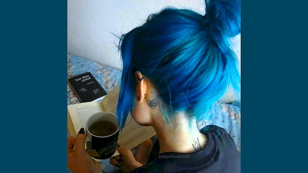 Hilary Duff mit grünem Haar