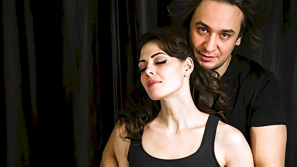 Kirill Zhandarov und Maria Valeshnaya Schauspielerin. Мария Валешная