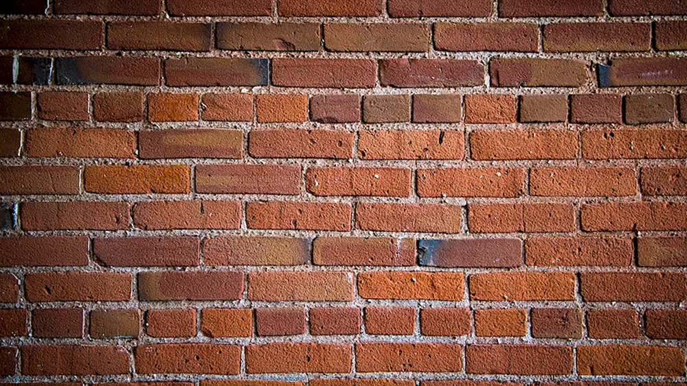 Backsteinmauer Ziegelmauer