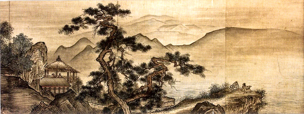 Chinesische Landschaftsmalerei Shang Shui Chinesische Künstler Berge