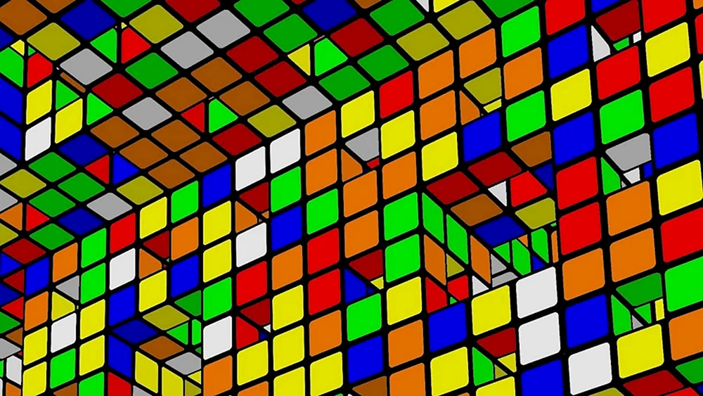 Rubik's cube background