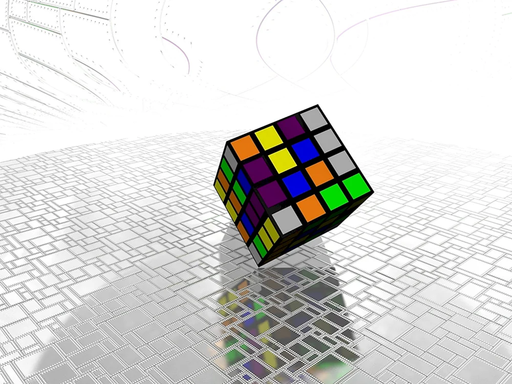 Rubik's cube background