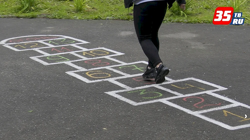 Asphalt-Labyrinth