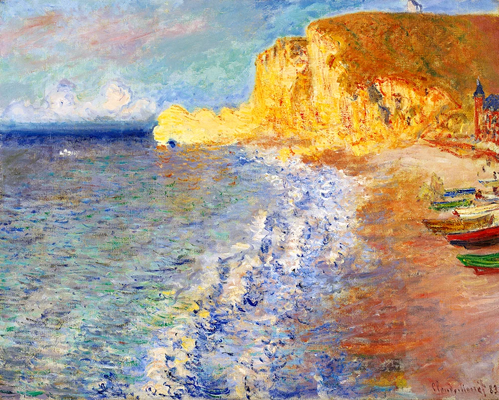 Claude Monet Etretat 1883