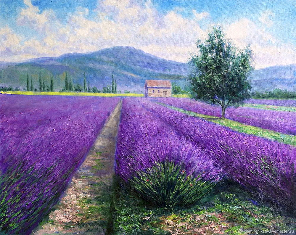 Claude Monet Lavendelfelder