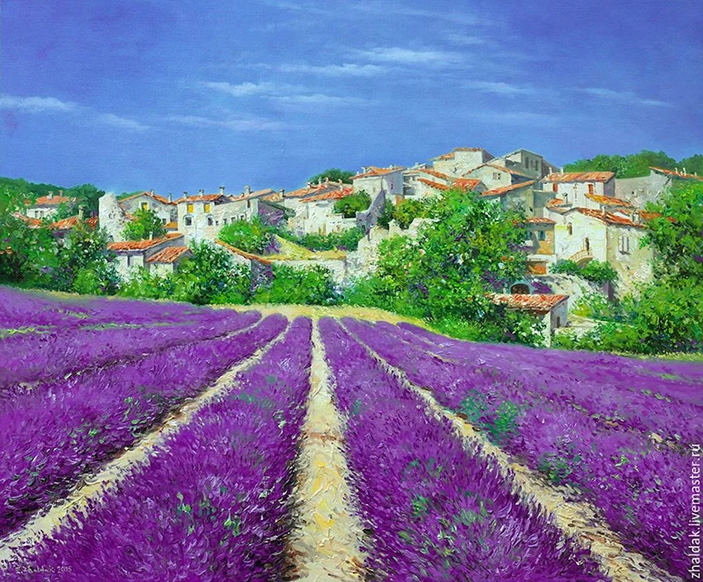 Claude Monet Lavendelfelder