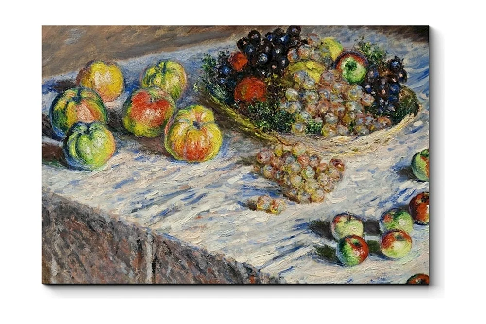 Claude Monet Stillleben mit Äpfeln und Trauben