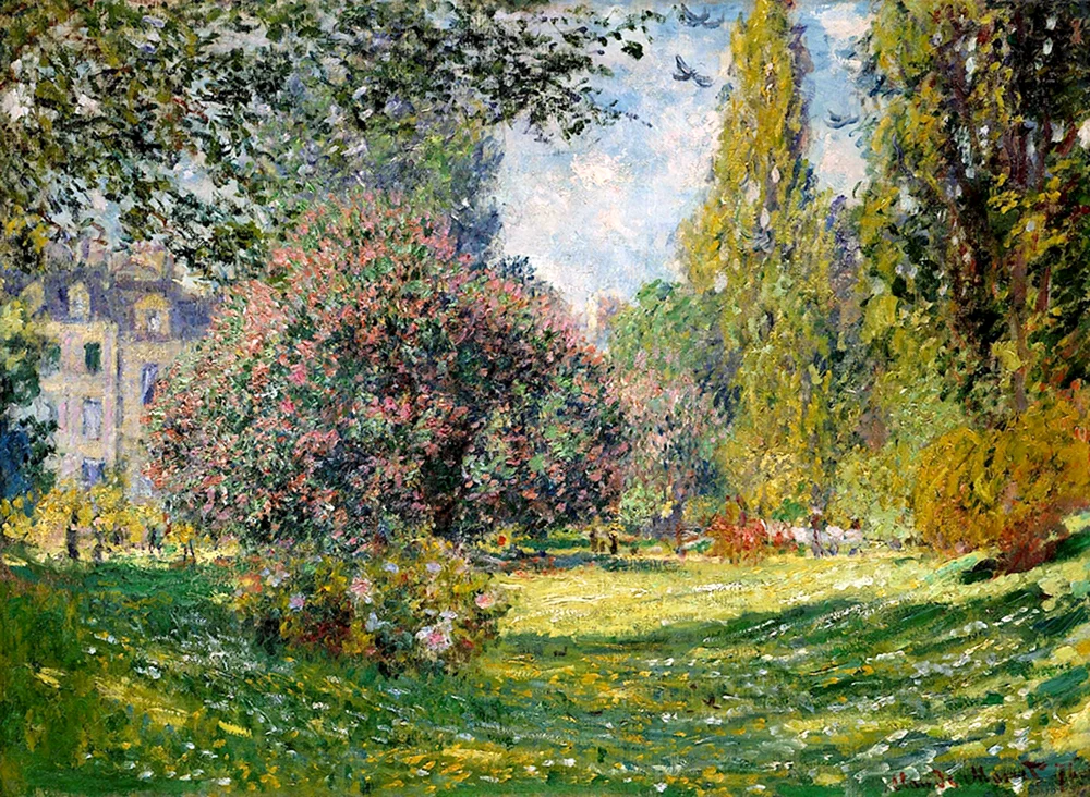 Claude Monet Monet Park Monceau 1878