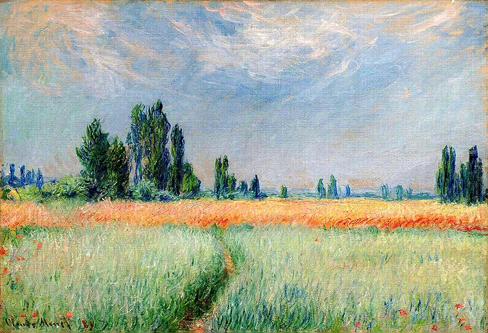 Claude Monet Gemälde Claude Monet Weizenfeld