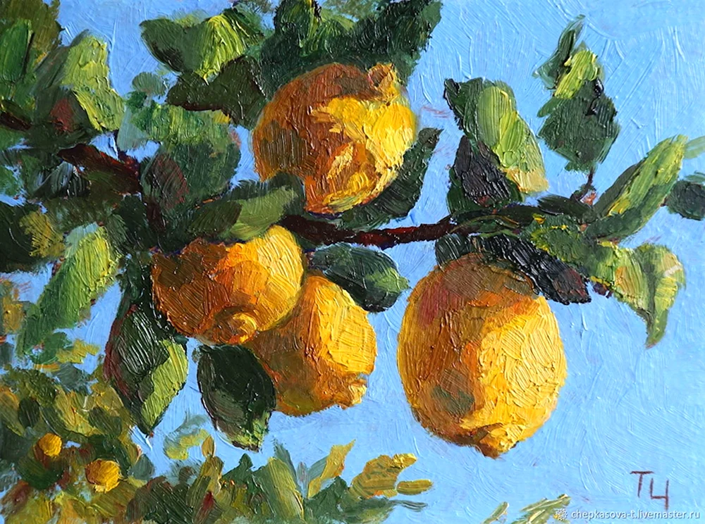 Claude Monet Zitronenzweig