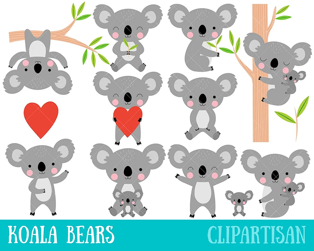Koala Applique für Kinder