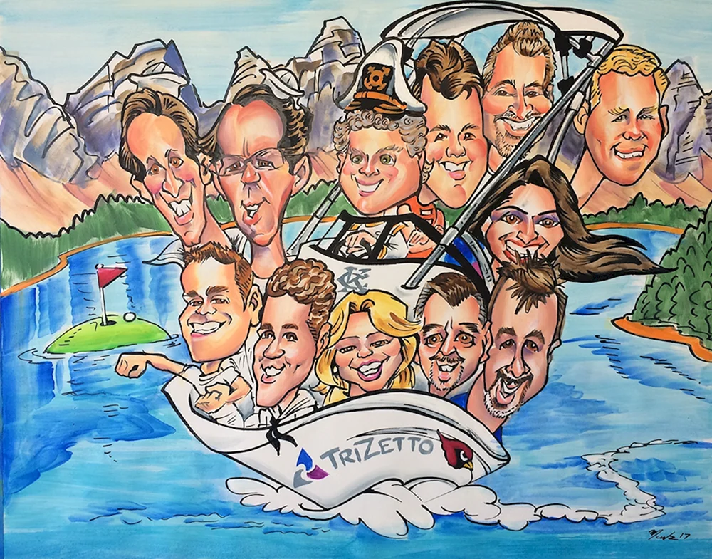 Sammelkarikatur
