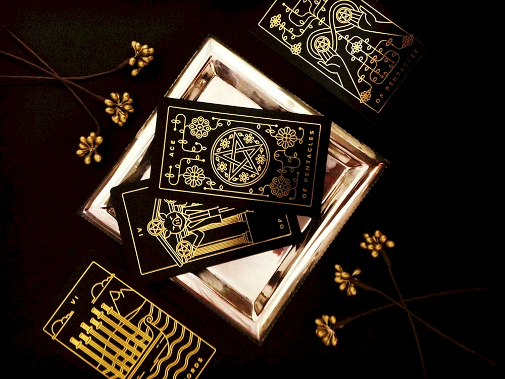 Goldener Faden Taroteinsätze