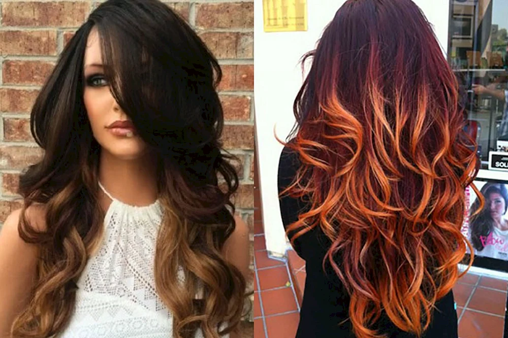 Rot balayage balayage rot