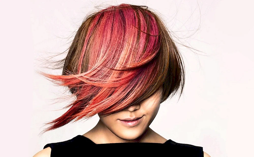 Langes rotes Haar