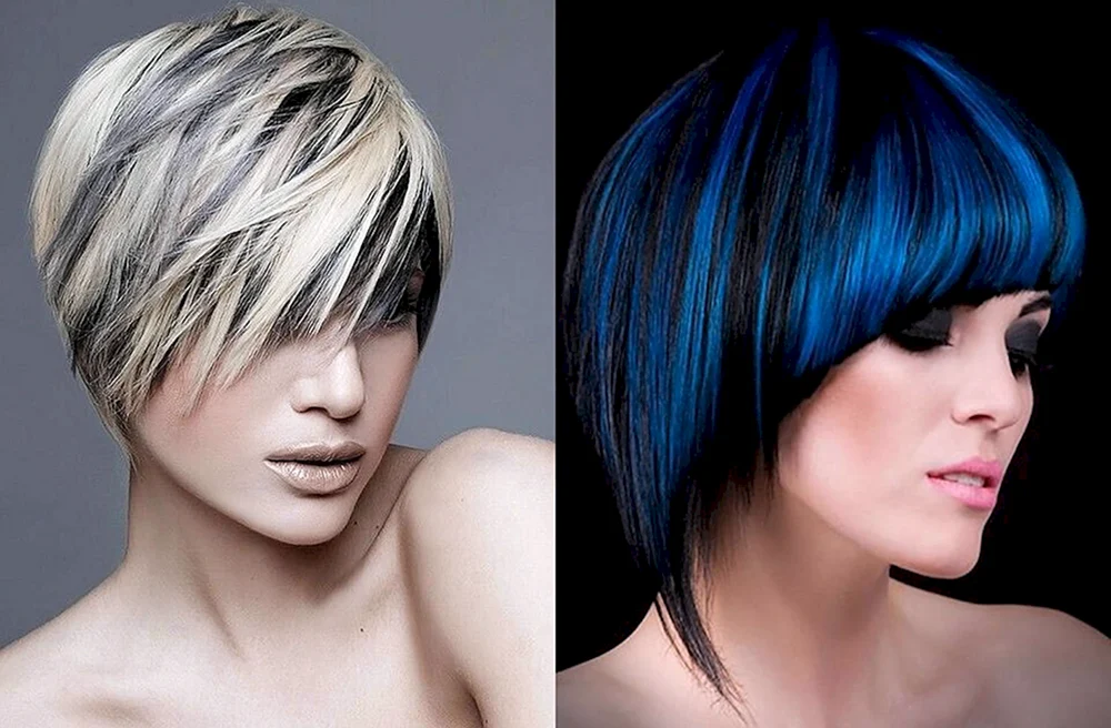 Färbung Haare für kurzes Haar Haare