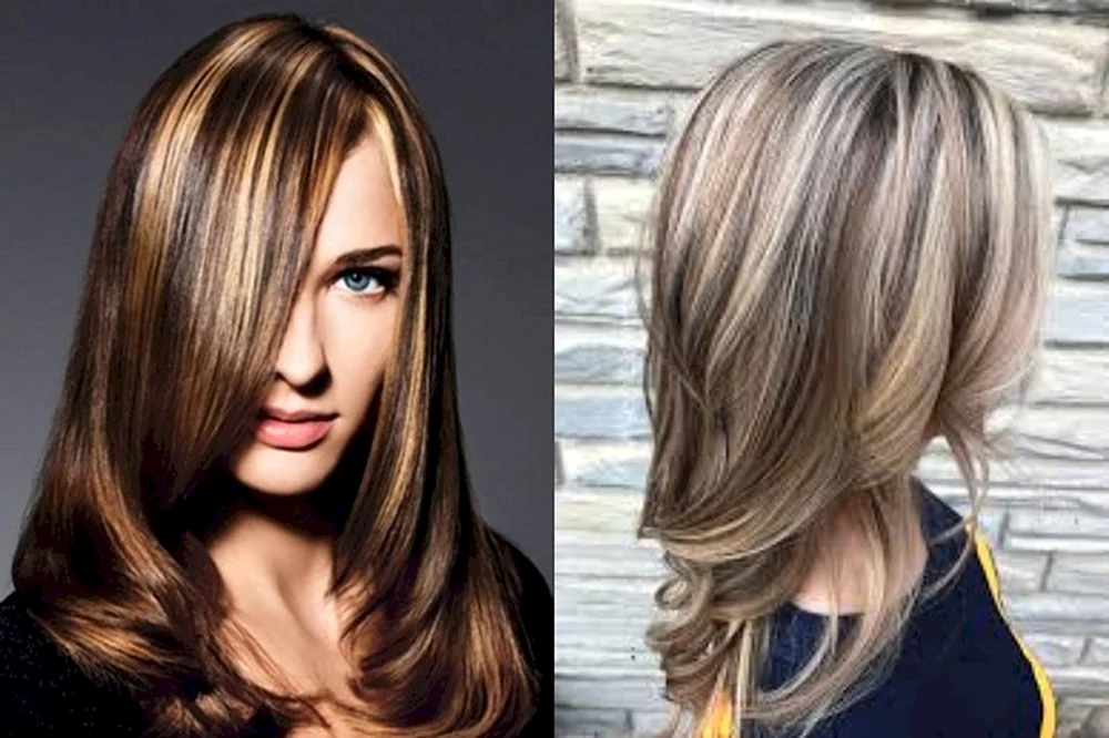Färbung für dunkles Haar