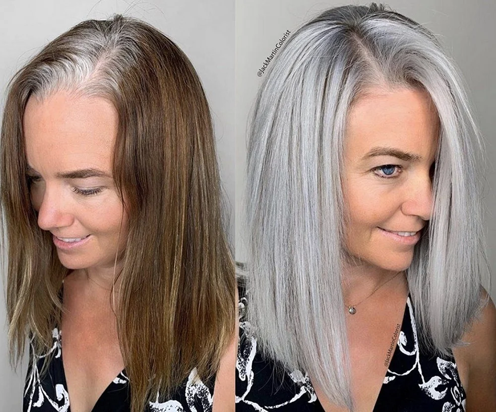 Ombré Balayage aschig