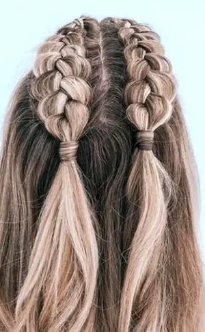 Spike auf offenem Haar