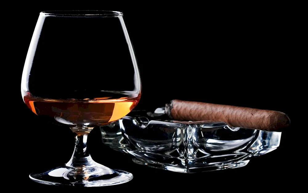 Cognac und Zigarre