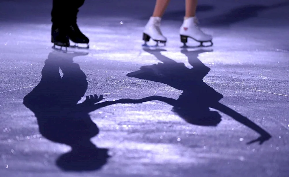 Figurenschlittschuhe Hintergrund