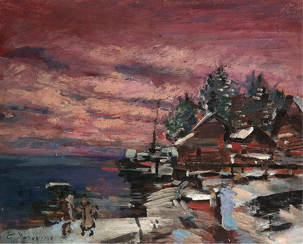 Konstantin Alekseevich Korovin Okhotino. September. 1915.