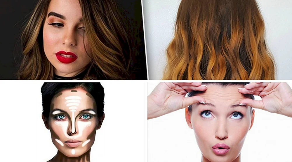 Contouring Gesichtshaar