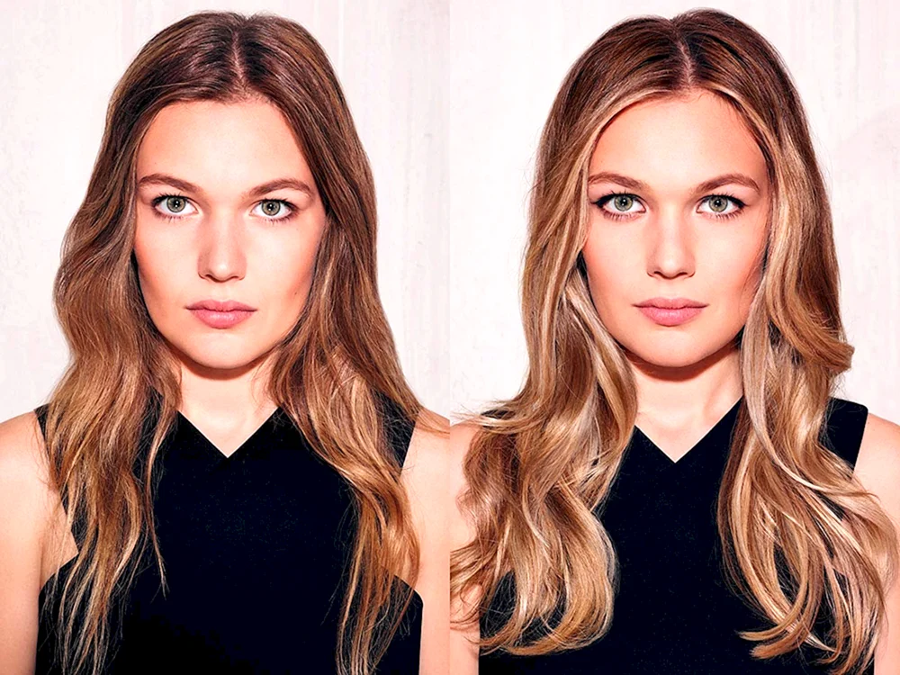 Contouring Balayage blond