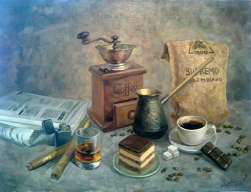 Kaffeetassenmalerei