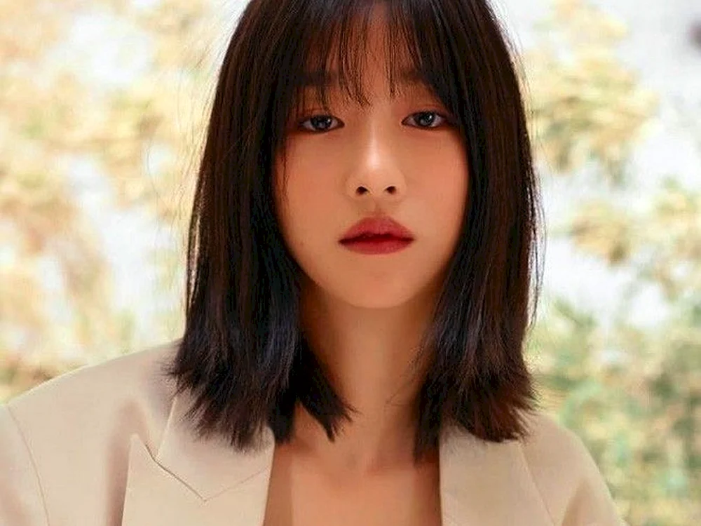 Koreanischer Long Bob