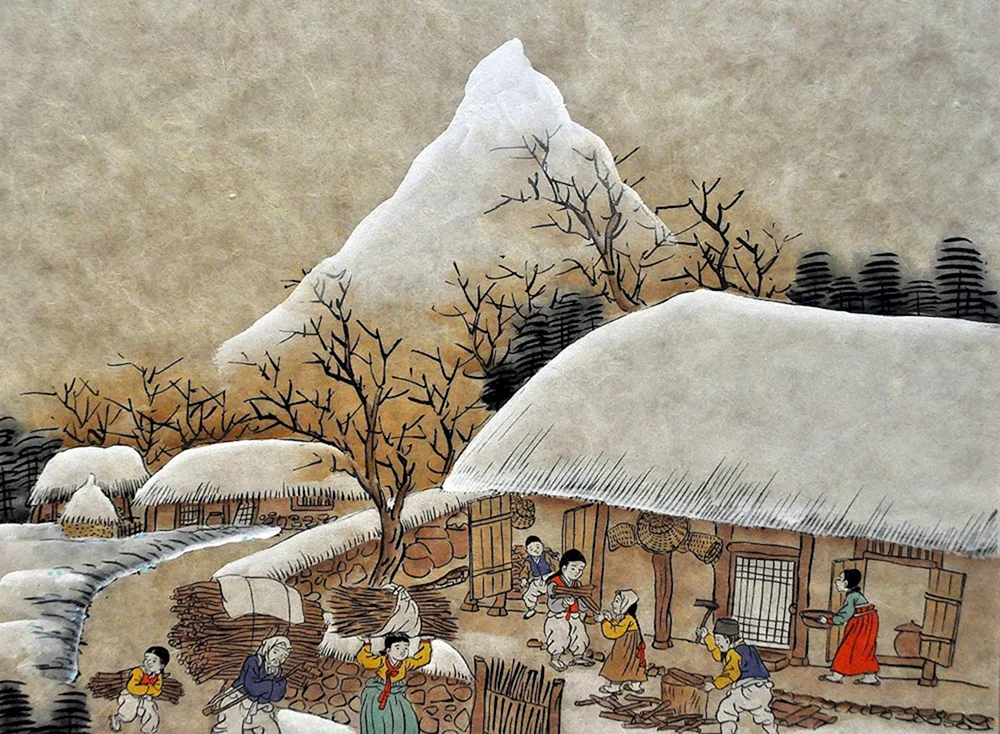 Koreanische Joseon-Dynastie-Malerei