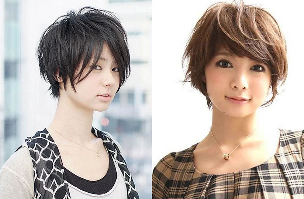 Koreanische Tomboy Pixie Frisur