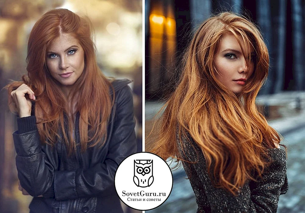 Goldene Haarfarbe